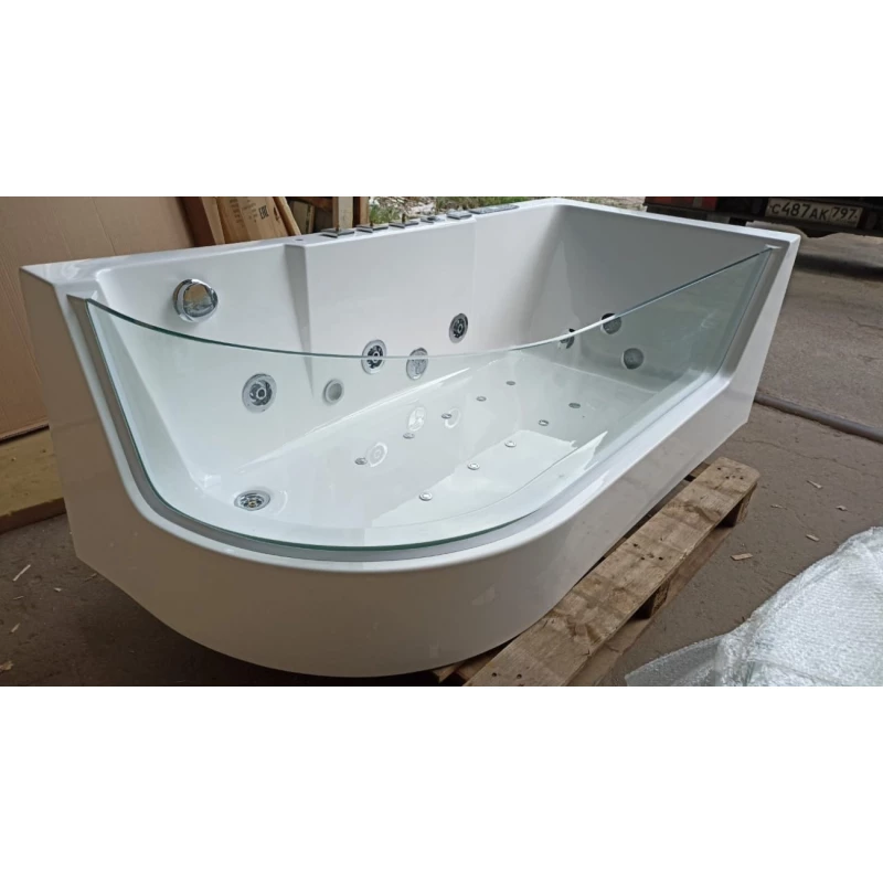 Акриловая гидромассажная ванна 170x80 см Frank F105L 2015105