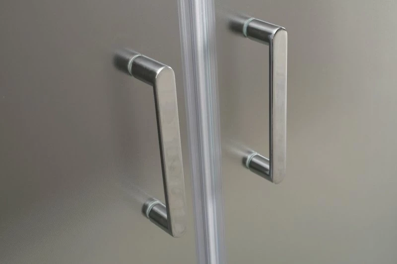 Душевая дверь 150-180 см BelBagno UNIQUE-BF-2-150/180-P-Cr текстурное стекло