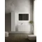 Комплект мебели белый матовый 101 см Sancos Snob R SNR100LW + CN7014 + CI1000 - 1