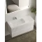 Комплект мебели белый матовый 101 см Sancos Snob R SNR100LW + CN7014 + CI1000 - 12