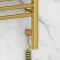 Полотенцесушитель электрический 1000x500 золотой МЭМ правый Сунержа Богема с полкой 3.0 03-5807-1050 - 3