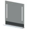 Зеркало 88x83,3 см белый глянец Astra-Form Альфа 020306/020307 - 3