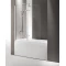Шторка для ванны Cezares Eco 120 см текстурное стекло ECO-O-V-21-120/140-P-Cr-L - 1