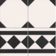 Керамическая плитка Realonda Oxford Negro Cenefa 33,3x33,3
