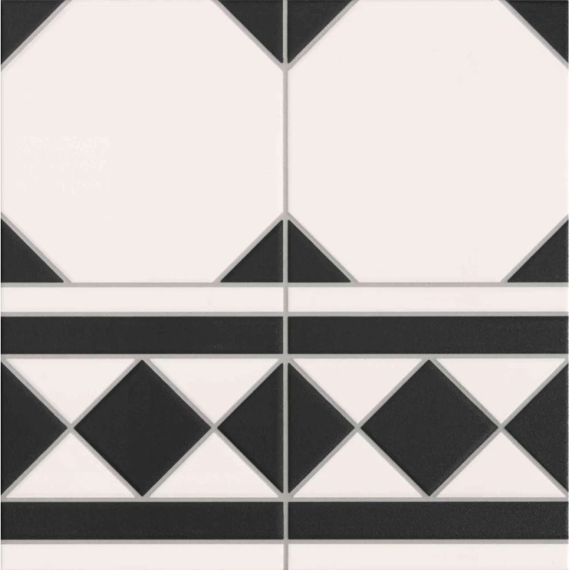 Керамическая плитка Realonda Oxford Negro Cenefa 33,3x33,3