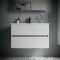 Комплект мебели белый глянец 81 см Sancos Urban UR80W + CN7005 + Z800 - 2