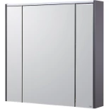 Изображение товара зеркальный шкаф 80x78 см белый глянец/антрацит roca ronda zru9302970