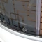 Душевая кабина 90x90x220 см Deto BM1590GM+ELBLACK матовое с прозрачным узором - 12