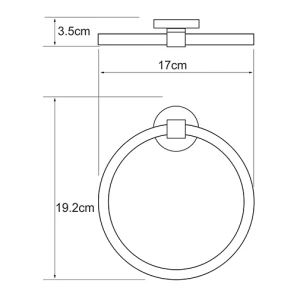 Изображение товара кольцо для полотенец wasserkraft rhein k-6260