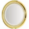 Зеркало 69x69 см белый декор золото Migliore Dubai 27495 - 2