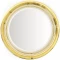 Зеркало 69x69 см белый декор золото Migliore Dubai 27495 - 1