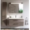 Зеркальный шкаф 125x75 см облачно-серый глянец Verona Susan SU609G22 - 4