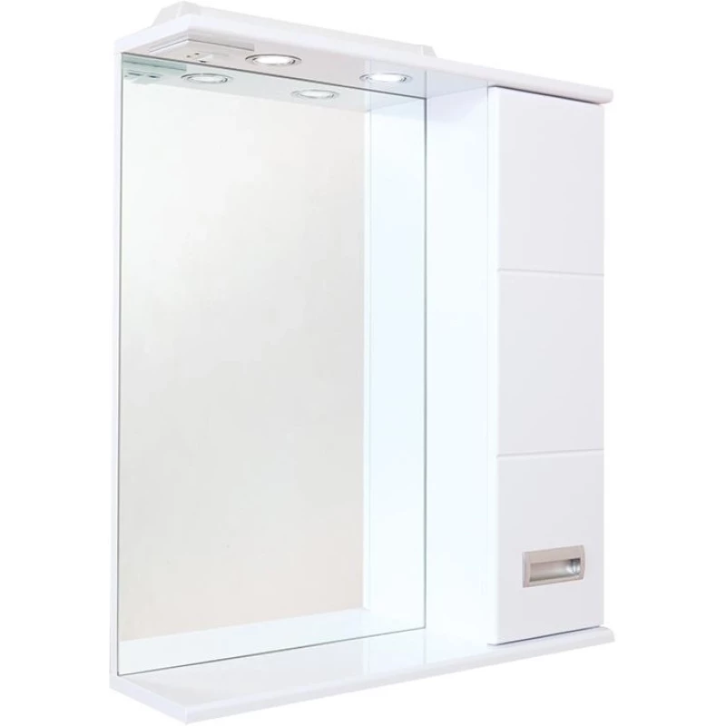 Зеркальный шкаф 67x71,2 см белый глянец R Onika Балтика 206704