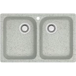 Изображение товара кухонная мойка zett lab модель 260 светло-серый матовый t260q010