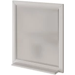 Изображение товара зеркало 72,5x81,4 см белый матовый caprigo jardin 10431-b031g
