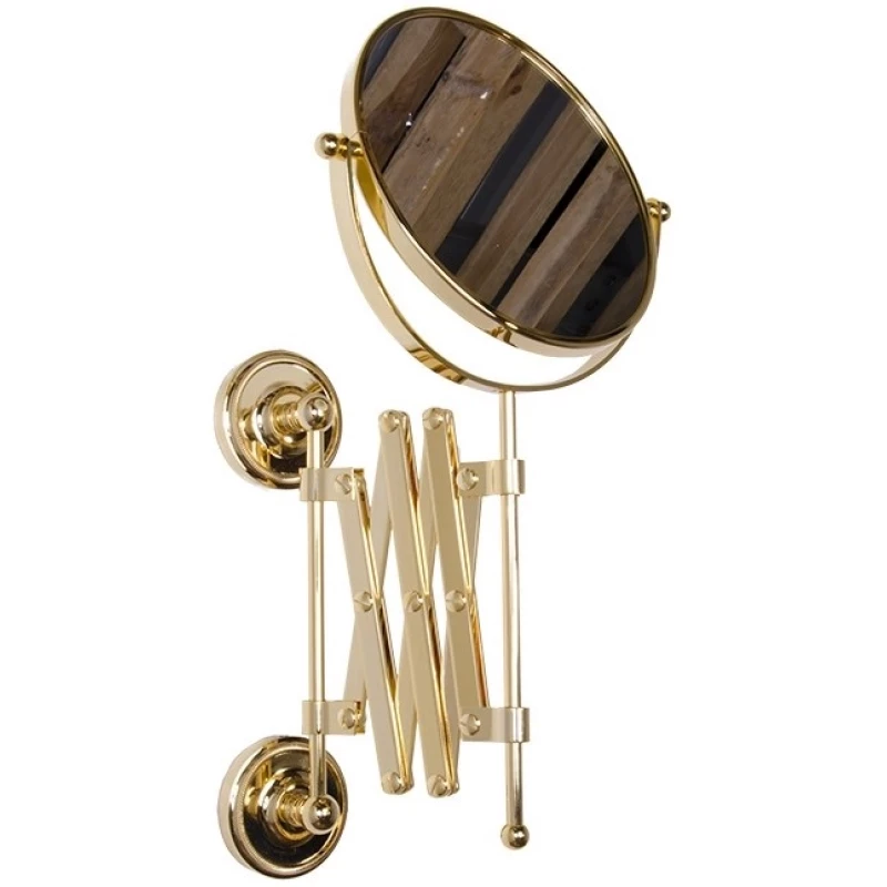 Косметическое зеркало золото Tiffany World Bristol TWBR024oro