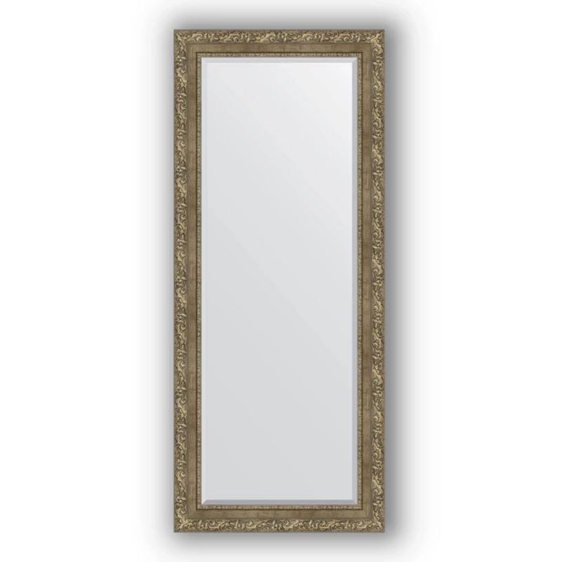 Зеркало 65x155 см виньетка античная латунь Evoform Exclusive BY 3567 