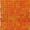 Стеклянная плитка мозаика AA01 стекло оранжевый(2,0*2,0*4) 32,7*32,7