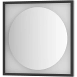 Изображение товара зеркало 60x60 см черный матовый defesto eclipse df 2221