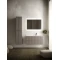 Комплект мебели серый матовый 101 см Sancos Snob R SNR100RSM + CN7015 + CI1000 - 1