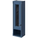Изображение товара шкаф одностворчатый синий матовый l caprigo jardin 10490l-b036