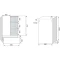 Шкаф двустворчатый подвесной 60x100 см ясень перламутр Style Line Атлантика СС-00002229 - 3