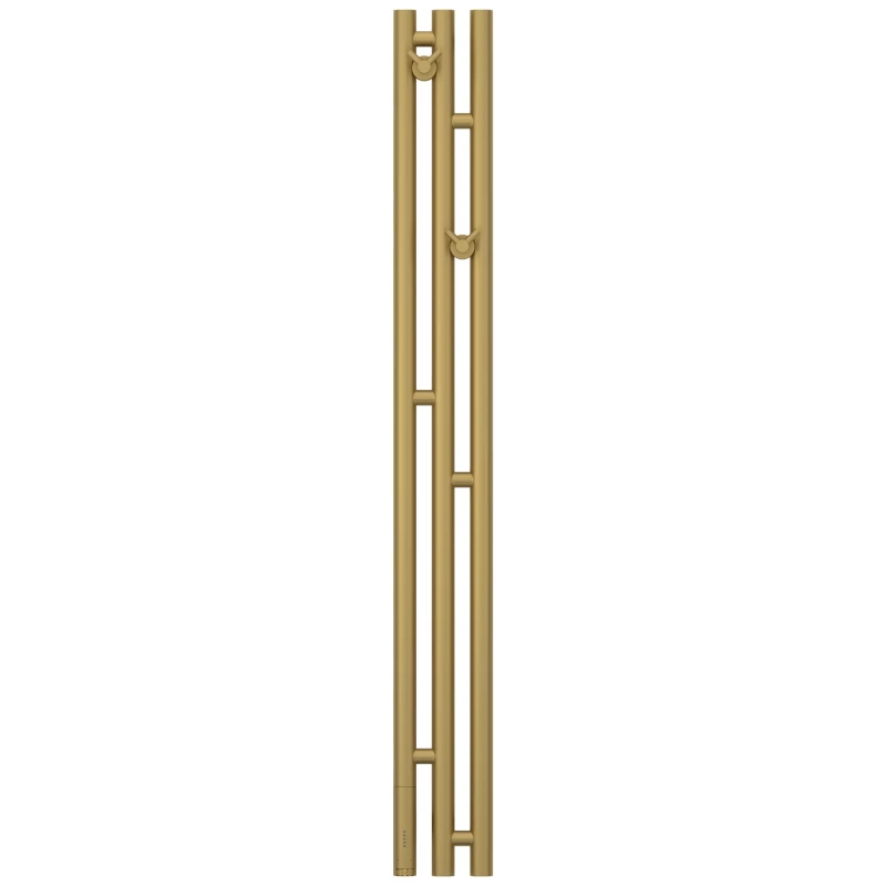 Полотенцесушитель электрический 1200x106 золотой матовый МЭМ левый Сунержа Терция 3.0 032-5844-1211