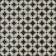 Декор Kerama Marazzi Фреджио 2 черно-белый 20x20