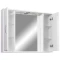 Зеркальный шкаф 80x70 см белый глянец/белый матовый Stella Polar Концепт SP-00000059 - 2