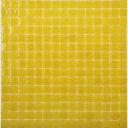 Стеклянная плитка мозаика AA11 стекло желтый(2,0*2,0*4) 32,7*32,7
