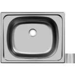 Изображение товара кухонная мойка матовая сталь ukinox классика clm500.400 ---5c -c