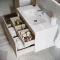 Комплект мебели дуб бардолино/белый глянец 101 см Sancos Smart SM100E + CN7003 + AR1000 - 3