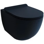 Изображение товара подвесной безободковый унитаз с сиденьем микролифт esbano garcia esupgarcbm                 