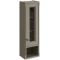 Шкаф одностворчатый серый матовый R Caprigo Jardin 10490R-B021 - 1