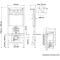 Комплект подвесной унитаз Berges Floe + система инсталляции Berges Novum L4 043278 - 9