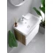 Комплект мебели белый глянец/дуб балтийский 60 см Aqwella Smart SRT0106DB + UMMOD60SL/1 + RM0206W - 2