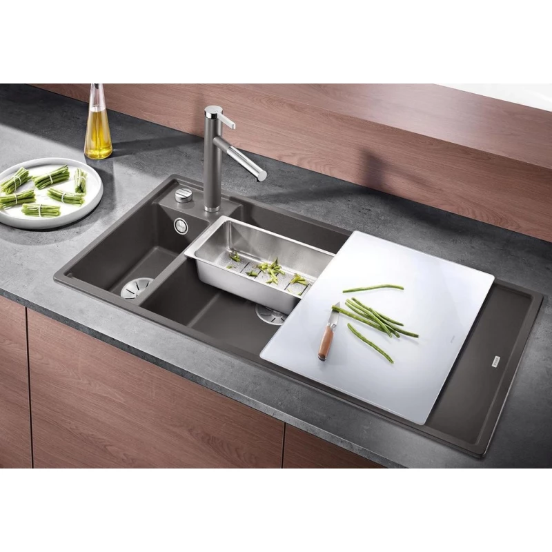 Кухонная мойка Blanco Axia III 6S InFino серый беж 524660