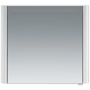 Изображение товара зеркальный шкаф 80x70 см белый глянец l am.pm sensation m30mcl0801wg
