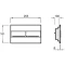 Комплект подвесной унитаз MEER MR-2104 + система инсталляции Jacob Delafon E5504-N + E4316-CP - 6