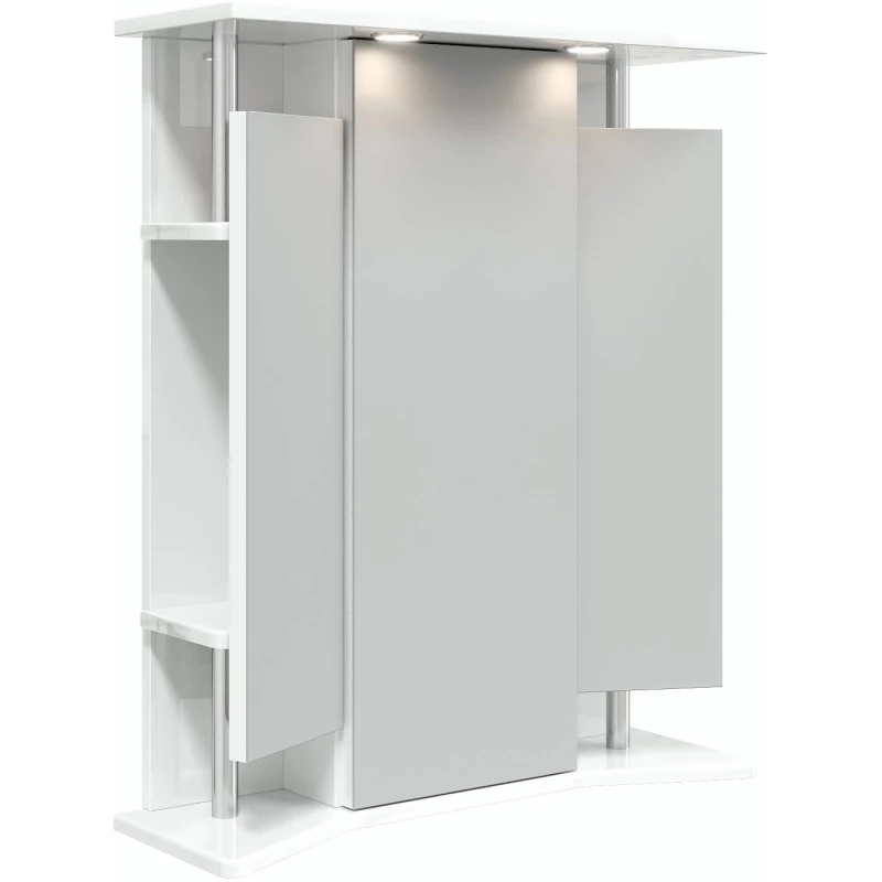 Комплект мебели белый глянец 66,5 см Onika Стелла 106503 + 1WH110174 + 206505