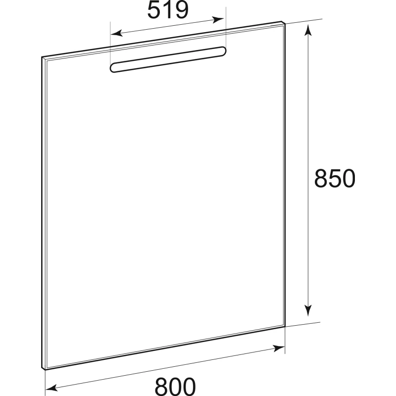 Комплект мебели белый глянец 80 см Roca The Gap ZRU9302877 + 327470000 + ZRU9302689