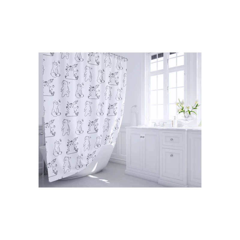 Штора для ванной комнаты Fixsen Teddy Wash FX-1505