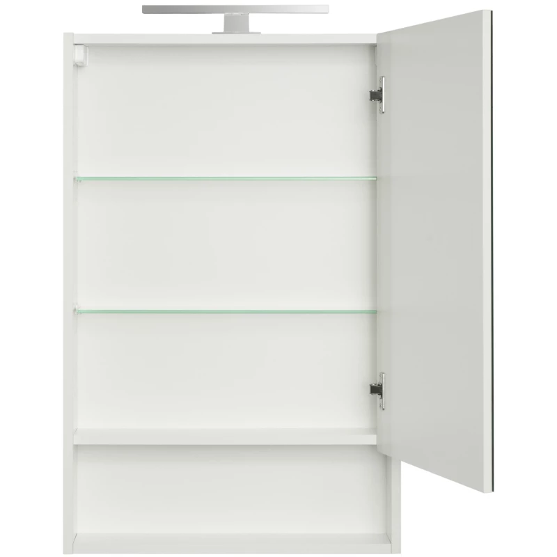 Комплект мебели белый глянец/белый матовый 55 см Акватон Сканди Doors 1A278801SD010 + 1WH501620 + 1A252102SD010