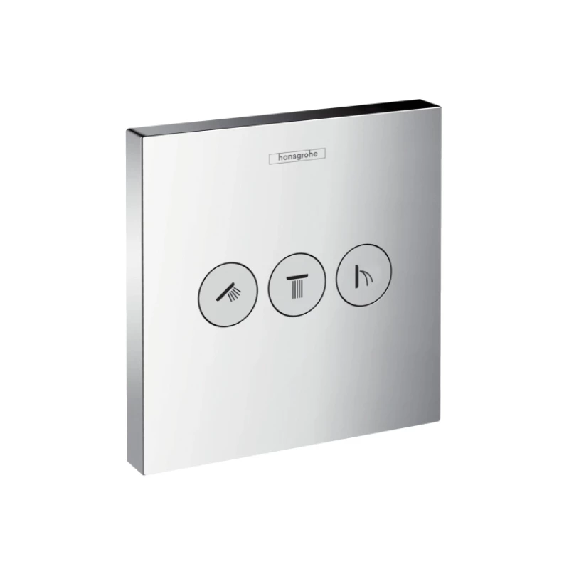 Запорно-переключающее устройство на 3 потребителя Hansgrohe ShowerSelect 15764000