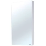 Изображение товара зеркальный шкаф 40x70 см белый глянец l/r bellezza комо 4619005000012