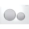 Смывная клавиша Geberit Sigma20 белый/матовый хром/матовый хром для двойного смыва 115.882.KL.1 - 1