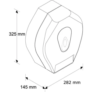 Изображение товара диспенсер туалетной бумаги merida top maxi btn101