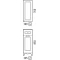 Тумба белый глянец 30,5 см с бельевой корзиной Corozo Классика SD-00000336 - 5