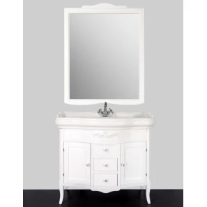 Изображение товара зеркало 92x116 см белый матовый tiffany world 364bipuro