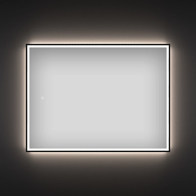 Зеркало 75x50 см черный матовый Wellsee 7 Rays’ Spectrum 172201210